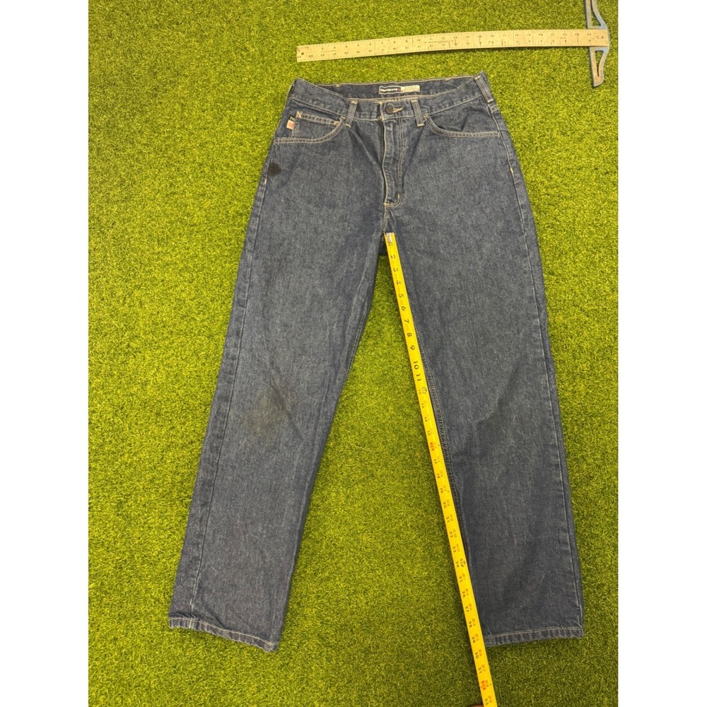 Carhartt FR Relaxed Fit Flame Resistant Work Jeans Dark Wash 34x30 BD0100-FRM - Picture 7 of 8